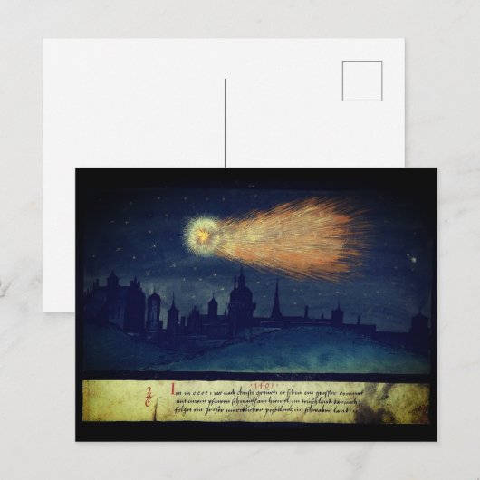 Komet | postkarte (Vorne/Hinten)