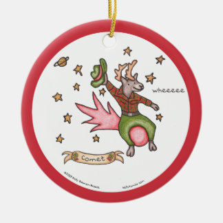 Kometen-Verzierung Keramik Ornament