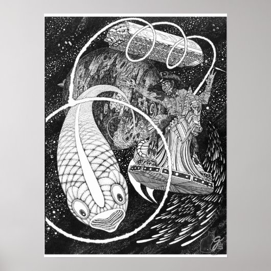 Kometenjunge Poster (Vorne)