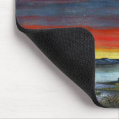Kometenmalerei Mousepad (Ecke)