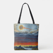 Kometenmalerei Tasche (Rückseite)