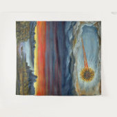 Kometenmalerei Wandteppich (Vorderseite (Horizontal))