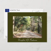 Komfort der Indiana Postcard Postkarte (Vorne/Hinten)