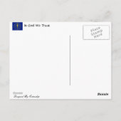 Komfort der Indiana Postcard Postkarte (Rückseite)