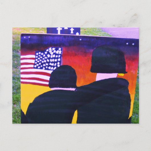 Komfort eines Soldaten - Postkarte (Vorderseite)