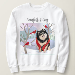 KOMFORT & FREUDE -Finnischer Lapphund weiße Shirts
