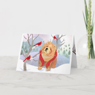 KOMFORT & FREUDE glatte Chow Kunstkarten Karte