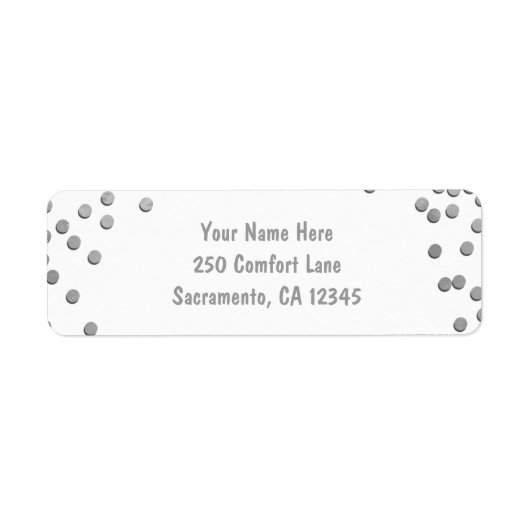 Komfort & Freude Silver Holiday Weihnachten Einlad (Vorne)