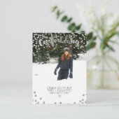 Komfort & Freude Silver Holiday Weihnachten Foto (Stehend Vorderseite)