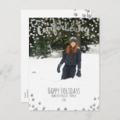 Komfort & Freude Silver Holiday Weihnachten Foto (Vorne/Hinten)