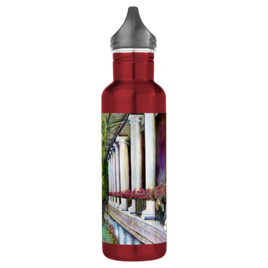 Komfort ist der Feind des Fortschritts Edelstahlflasche (Links)