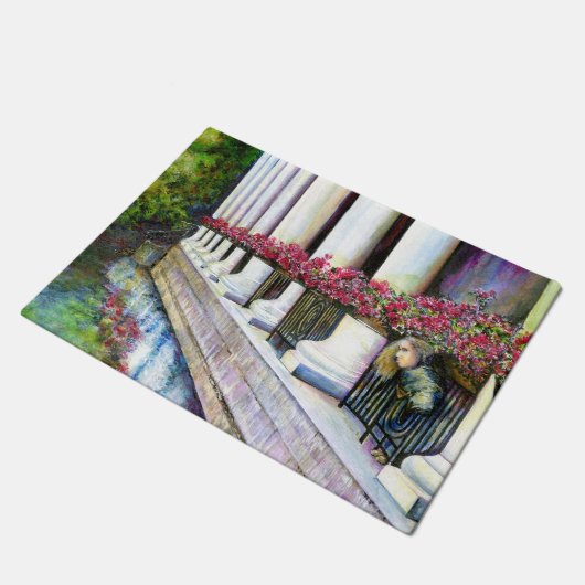 Komfort ist der Feind des Fortschritts Fußmatte (Schrägansicht)