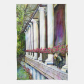 Komfort ist der Feind des Fortschritts Geschirrtuch (Vertikal)