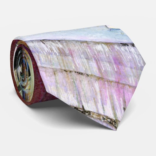 Komfort ist der Feind des Fortschritts Krawatte (Gerollt)