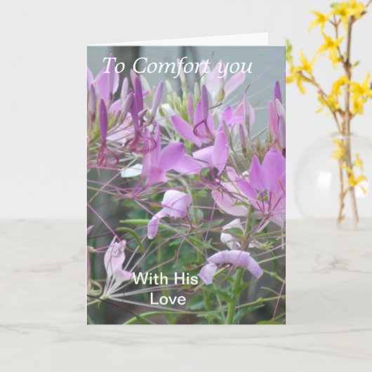 Komfort Karte (Gelbe Blume)