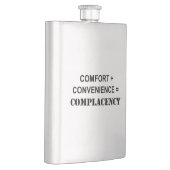 Komfort + Komfort = Selbstgefälligkeit Flachmann (Rechts)