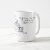 KOMFORT POINT LIGHTHOUSE - VIRGINIA KAFFEETASSE (VorderseiteRechts)