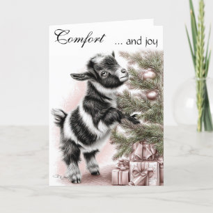 Komfort und Freude - Baby Goat Weihnachten