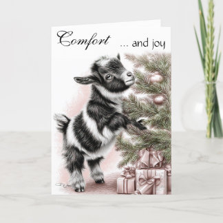 Komfort und Freude - Baby Goat Weihnachten