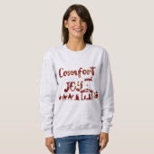 Komfort-und Freude-christlicher WeihnachtsNativity Sweatshirt (Vorne ganz)