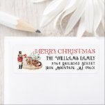 Komfort und Freude | Christmas Return Address Labe<br><div class="desc">Mit gemütlichen Weihnachtsbildern und festlichen Schriftart. Die ganze Flamme unter einem Dach, Kekse im Ofen, Winterbraten vor der Haustür: Es wird nicht viel gemütlicher als Weihnachten. Versammelt eure Liebsten, um die Urlaubsgeschichten zu lesen, Brettspiele zu spielen, Kunsthandwerk zu machen und um das Feuer herum zusammenzukuscheln. Versuchen Sie, dem Weihnachtsmann Briefe...</div>