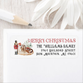 Komfort und Freude | Christmas Return Address Labe
