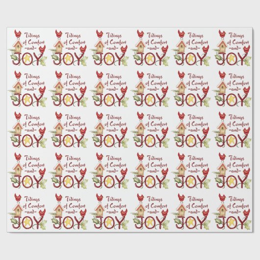 Komfort und Freude Geschenkpapier (Flach)