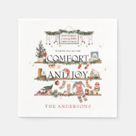 Komfort und Freude | Merry Little Christmas Party Serviette