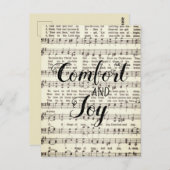 Komfort und Freude Postkarte (Vorne/Hinten)