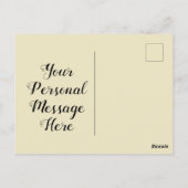 Komfort und Freude Postkarte (Rückseite)