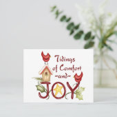 Komfort und Freude Postkarte (Stehend Vorderseite)