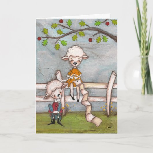 Komfort und Gemütlichkeit - Jubiläum CArd Karte (Vorderseite)