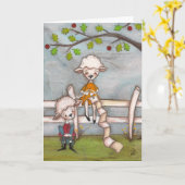 Komfort und Gemütlichkeit - Jubiläum CArd Karte (Gelbe Blume)