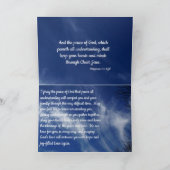 Komfort- und Hope-Notizkarte Dankeskarte (Innenseite)