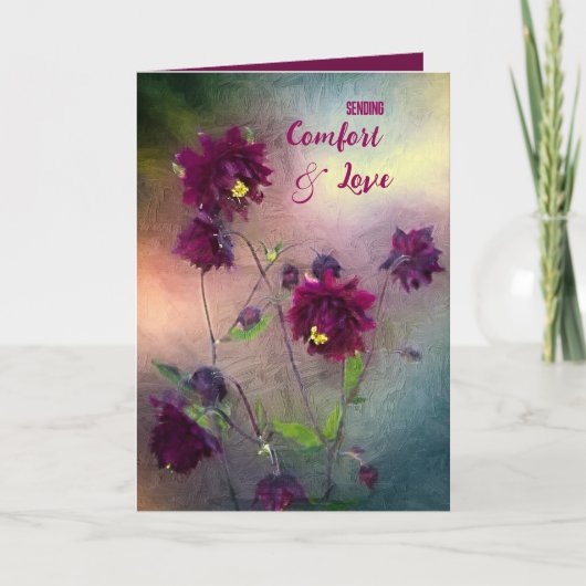 KOMFORT- UND LIEBE-SYMPATHEKARTE DANKESKARTE (Vorderseite)