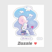 Komfort und Sicherheit | Charlie & Snoopy Hug Aufkleber (Blatt)