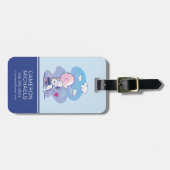 Komfort und Sicherheit | Charlie & Snoopy Hug Gepäckanhänger (Vorderseite horizontal)