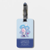 Komfort und Sicherheit | Charlie & Snoopy Hug Gepäckanhänger (Rückseite vertikal)