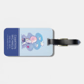 Komfort und Sicherheit | Charlie & Snoopy Hug Gepäckanhänger (Rückseite horizontal)