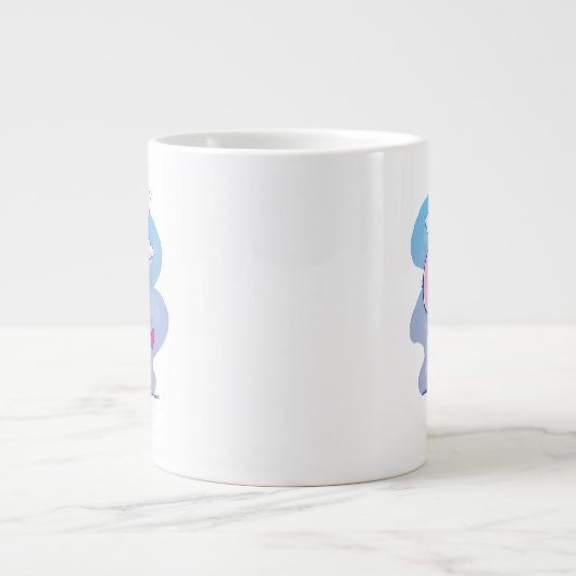 Komfort und Sicherheit | Charlie & Snoopy Hug Jumbo-Tasse (Vorderseite)