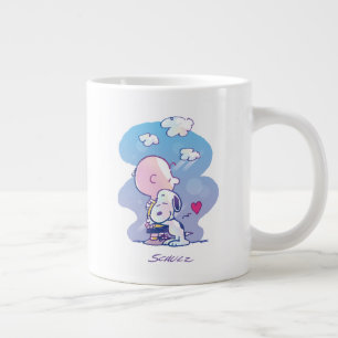 Komfort und Sicherheit   Charlie & Snoopy Hug Jumbo-Tasse