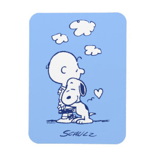 Komfort und Sicherheit   Charlie & Snoopy Hug Magnet