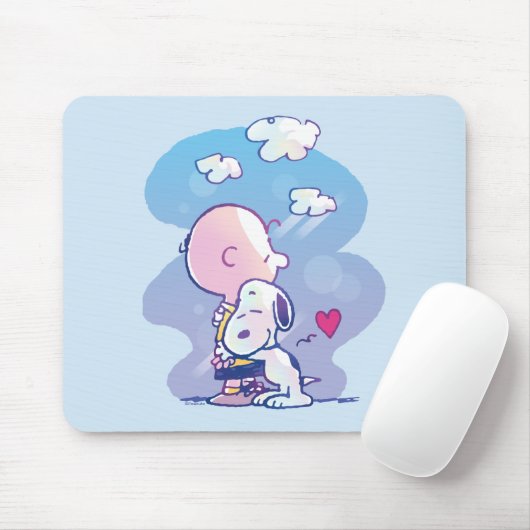 Komfort und Sicherheit | Charlie & Snoopy Hug Mousepad (Mit Mouse)