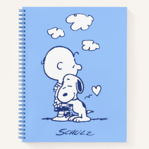 Komfort und Sicherheit Charlie & Snoopy Hug Notizblock