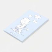 Komfort und Sicherheit | Charlie & Snoopy Hug Post-it Klebezettel (angewinkelt)