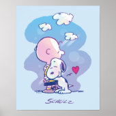Komfort und Sicherheit | Charlie & Snoopy Hug Poster (Vorne)