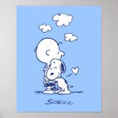 Komfort und Sicherheit | Charlie & Snoopy Hug Poster (Vorne)