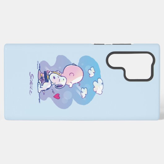 Komfort und Sicherheit | Charlie & Snoopy Hug Samsung Galaxy Hülle (Rückseite (Horizontal))