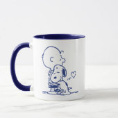 Komfort und Sicherheit | Charlie & Snoopy Hug Tasse (Links)
