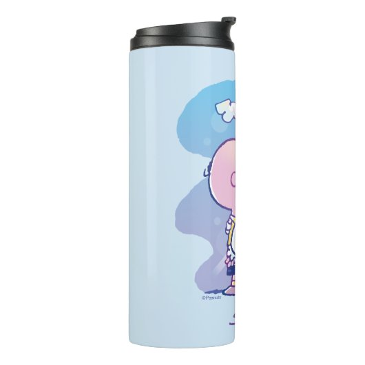 Komfort und Sicherheit | Charlie & Snoopy Hug Thermosbecher (Nach links gedreht)